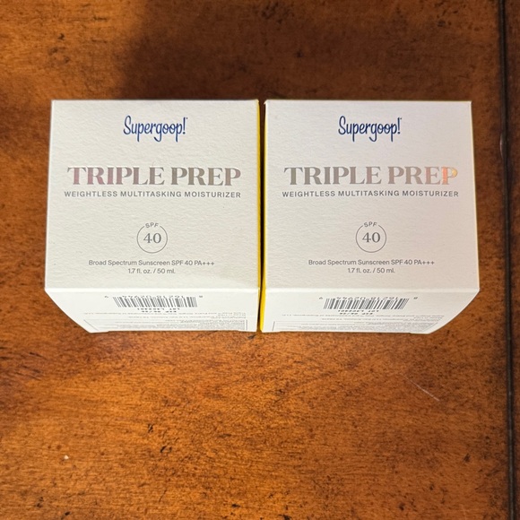 Supergoop! Other - Supergoop! Triple Prep Weightless Multitasking Moisturizer SPF 40 — Set of 2